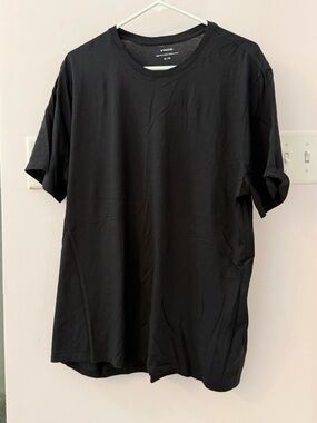 Vince Black Short Sleeve Crew Tee
